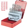 Image de Coffret de forets étagés HSS TiN, en box métal, 19 pcs. 1-10mm