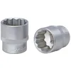 Image de KS Tools 911.3983 3/8" Douille 12 pans, 10mm | Douille 12 pans 3/8’’, 10mm, chrome vanadium, résistant