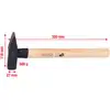 Image de Marteau rivoir manche Hickory, 500 g