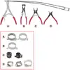 Image de KS Tools Jeu de pinces pour colliers auto-serrants, 4 pcs.