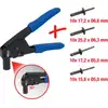 Image de KS Tools Jeu de pinces à rivets en plastique, avec rivets, 41 pcs