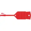 Image de Porte-clés avec boucle, rouge, pack de 500