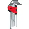 Image de Jeu de 10 clés mâles longues coudées 6 pans et tête sphérique, 1,5 à 10 mm - KS TOOLS - 151.5000