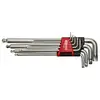 Image de Jeu de 9 clés mâles 6 pans spéciale empreinte de vis abîmée - KS TOOLS - 151.2800