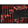 Image de Jeu de clés à douille et de tournevis 1/4" dans insert en mousse, 105 pcs KS Tools