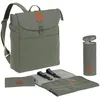Image de LÄSSIG Baby Wickelrucksack Wickeltasche Babytasche stylische Tasche inkl. Wickelzubehör/Backpack Adventure, Olive