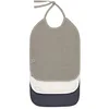 Image de LÄSSIG Bavoir Unisexe pour bébé, Olive/Milky/Bleu Marine, Taille Unique