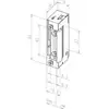 Image de Gâche de serrure électrique Assa Abloy 118, tension de 10-24 V CA/CC, pas de déverrouillage mécanique