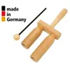 Image de Petit Agogo En Hêtre 2 Tons Avec Baguette - 3+