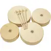 Image de Rohema Wooden Tom Set 61598 quatre toms en bois