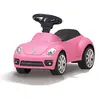 Image de Jamara 460406   Push-Car VW Beetle Rose - Klaxon au Volant, Optique fidèle à l’ Originale, Dispositif Anti-Bascule