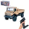Image de JAMARA 408310 Mercedes-Benz Unimog U5023 1:14 2,4 GHz   Voiture radiocommandée, Camion télécommandé, Crawler RC, Toy Kids, idée Cadeau, Portes Ouverture/Fermeture Manuelle, 4 Roues motrices