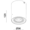 Image de Deko-Light Spot pour plafond Bengala, blanc, Ø 9,6 cm, orientable et inclinable