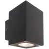Image de Deko-Light Applique d'extérieur LED Cubodo Double Mini, aluminium, gris foncé