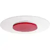 Image de Deko-Light Plafonnier LED Zaniah, lumière à 360°, 24W, rouge