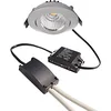 Image de Deko-Light | Dione - Spot LED encastrable - En aluminium argenté - Rond - Diamètre : 82 mm - 3000 K - Blanc chaud - Avec bloc d'alimentation et connecteur pour câblage de passage - Intensité variable