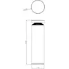 Image de Deko-Light Borne lumineuse LED Faro, hauteur 60 cm, gris foncé, DALI, 3.000 K