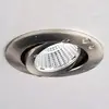 Image de Deko-Light Plafonnier encastré LED Dione, IP44, 4.000 K, nickel, intensité variable
