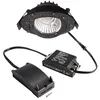 Image de Deko-Light Dione Spot encastrable IP44 DTW 8,5 W DIM 1800/3000 K Noir