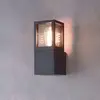 Image de Deko-Light Applique d'extérieur Facado II, gris/gris fumé, largeur 11 cm, IP65