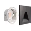 Image de Deko-Light Applique encastrable LED SET Alwaid noir 8x8 cm angle 2 700 K