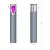 Image de Deko-Light Borne lumineuse Facado II, hauteur 65 cm, ronde, gris foncé/opale