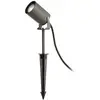 Image de Deko-Light Spot sur piquet Spiky, Ø 6 cm, gris, orientable, IP65, GU10