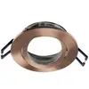 Image de Deko-Light Plafonnier encastré Samsola, couleur cuivre, Ø 8 cm, métal