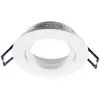 Image de Deko-Light Plafonnier encastré Samsola, blanc, Ø 8 cm, métal