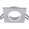 Image de Deko-Light Lampe encastrable au plafond Samsola, couleur aluminium, 9 x 9 cm, métal