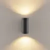 Image de Deko-Light Applique d'extérieur ShoreLine Pro Round up/down, gris foncé, GU10