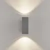 Image de Deko-Light Appliqué d'extérieur LED ShoreLine Pro Square up/down, gris clair