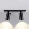 Image de Deko-Light Spot pour plafond CAN TILT, noir, 31 x 9 cm, à 2 lampes, métal GU10