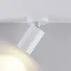 Image de Deko-Light Spot pour plafond CAN TILT, blanc, Ø 8 cm, à 1 lampe, métal, GU10