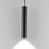 Image de Deko-Light Suspension CAN, noir, hauteur 35 cm, Ø 6 cm, métal, GU10