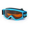 Image de uvex Speedy Pro - Masque de Ski pour Enfants - à Contraste Accentué - Champ de Vision Élargi et Anti-Buée - Blue/lasergold - One Size
