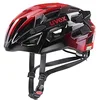 Image de uvex Race 7 - Casque Performance sûr pour Hommes et Femmes - Réglage de la Taille Individuel - Protection Antichoc Supplémentaire - Black Red - 51-55 cm