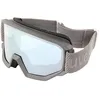 Image de Uvex Athletic Fm - Masque de Ski pour Hommes et Femmes - Champ de Vision Élargi et Anti-Buée - Ventilation de la Monture Sans Courants D’Air - Rhino Matt/Silver-Blue - One Size