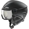 Image de uvex Instinct Visor - Casque de Ski pour Hommes et Femmes - avec Visière - Réglage de la Taille Individuel - Black Matt - 59-61 cm