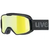 Image de Uvex elemnt FM - lunettes de ski pour adults - Catégorie de filtre 3 - anti-buée - black matt dl/FM gold-lgl - one size