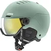 Image de uvex Wanted Visor, Casque de Ski, Adulte Unisexe, Oxid Green Matt, 54-58 cm