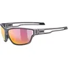 Image de uvex sportstyle 806, lunettes de sport, Adulte unisexe, smoke mat, one size