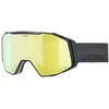 Image de Uvex gravity FM - lunettes de ski pour adults - Catégorie de filtre 3 - anti-buée - black m.dl/yellow-orange - one size