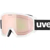 Image de uvex athletic CV - lunettes de ski pour adults - Catégorie de filtre 2 - anti-buée - white matt SL/rose-green - one size