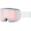 Image de Uvex lace ATTRACT - lunettes de ski pour adults - Catégorie de filtre 2 - anti-buée - white dl/FM silver-ora - one size