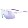 Image de uvex pace stage s - lunettes de sport pour adults - protection à 100% contre les UVA, UVB et UVC - anti-buée - clear/mir.pink - one size