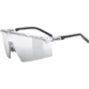 Image de Uvex flowline - lunettes de sport pour adults - protection à 100% contre les UVA, UVB et UVC - anti-buée - clear/mir.silver - one size