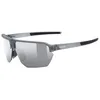 Image de Uvex vectiv set - lunettes de sport pour adults - protection à 100% contre les UVA, UVB et UVC - confort et maintien parfait sans points de pression - smoke matt/smoke - one size