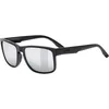 Image de Uvex poise - lunettes de sport pour adults - protection à 100% contre les UVA, UVB et UVC - anti-buée - black matt/mir. silver - one size