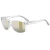 Image de Uvex poise - lunettes de sport pour adults - protection à 100% contre les UVA, UVB et UVC - anti-buée - clear/mir.gold - one size